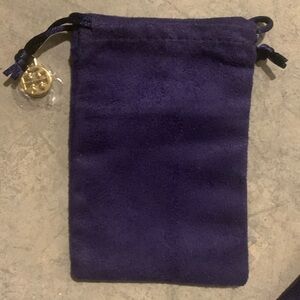 6- Tory Burch 5x3.5 Suede Jewelry Dustbag